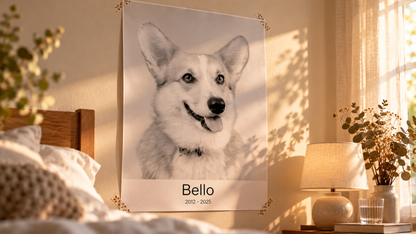 Dein Liebling, für immer bei dir – Personalisiertes Gedenkposter